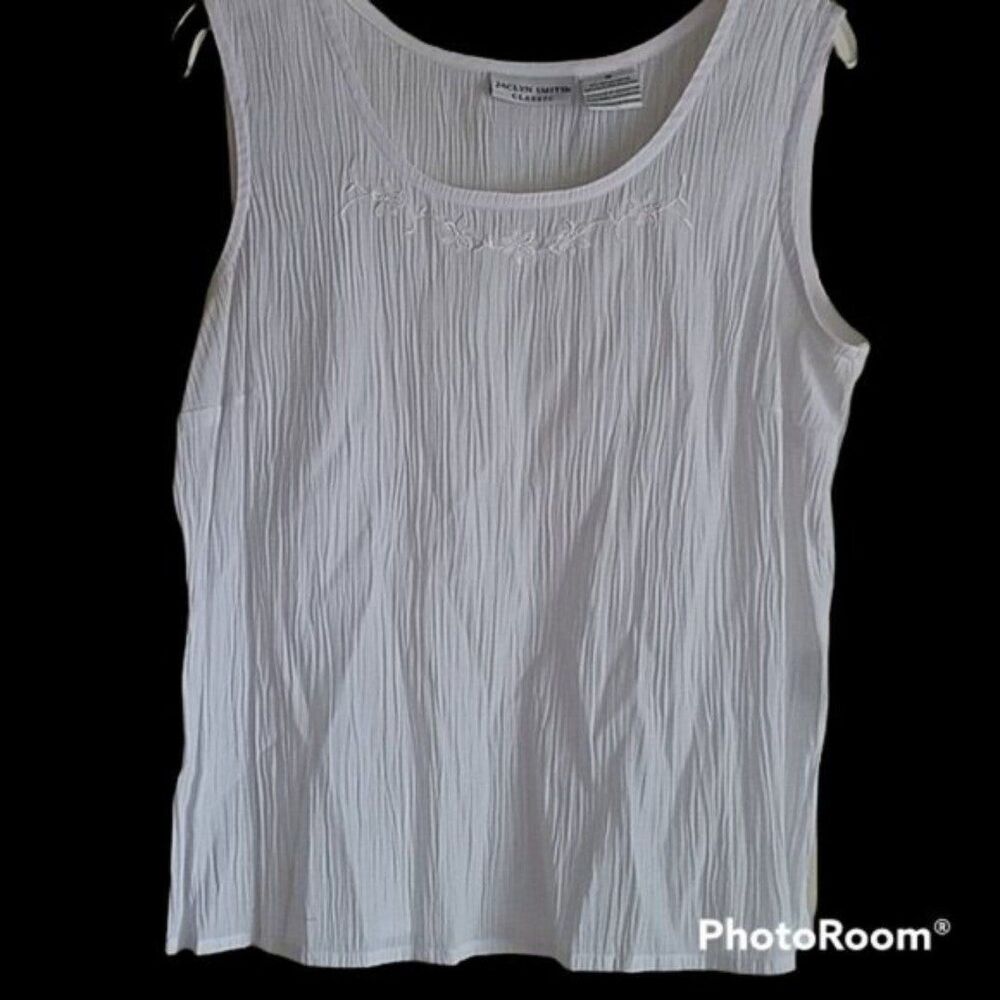 White Sleeveless Camisole Size M